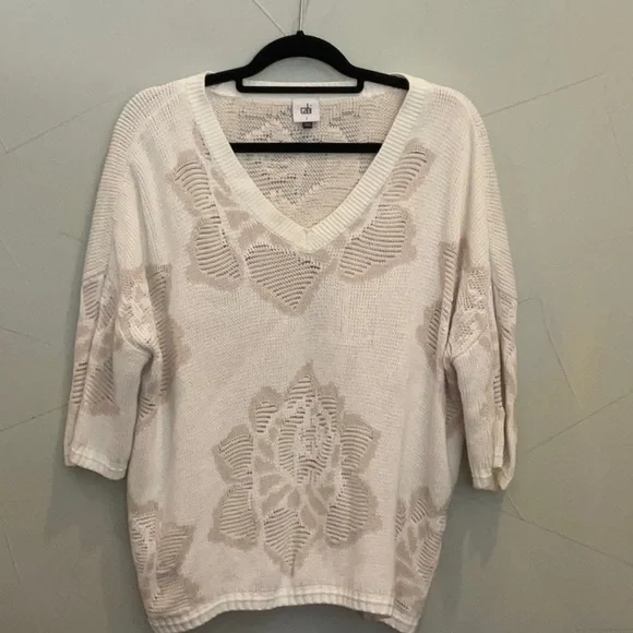 Cabi Lotus pullover #5828 small - Picture 1 of 6